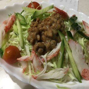 お蕎麦サラダ